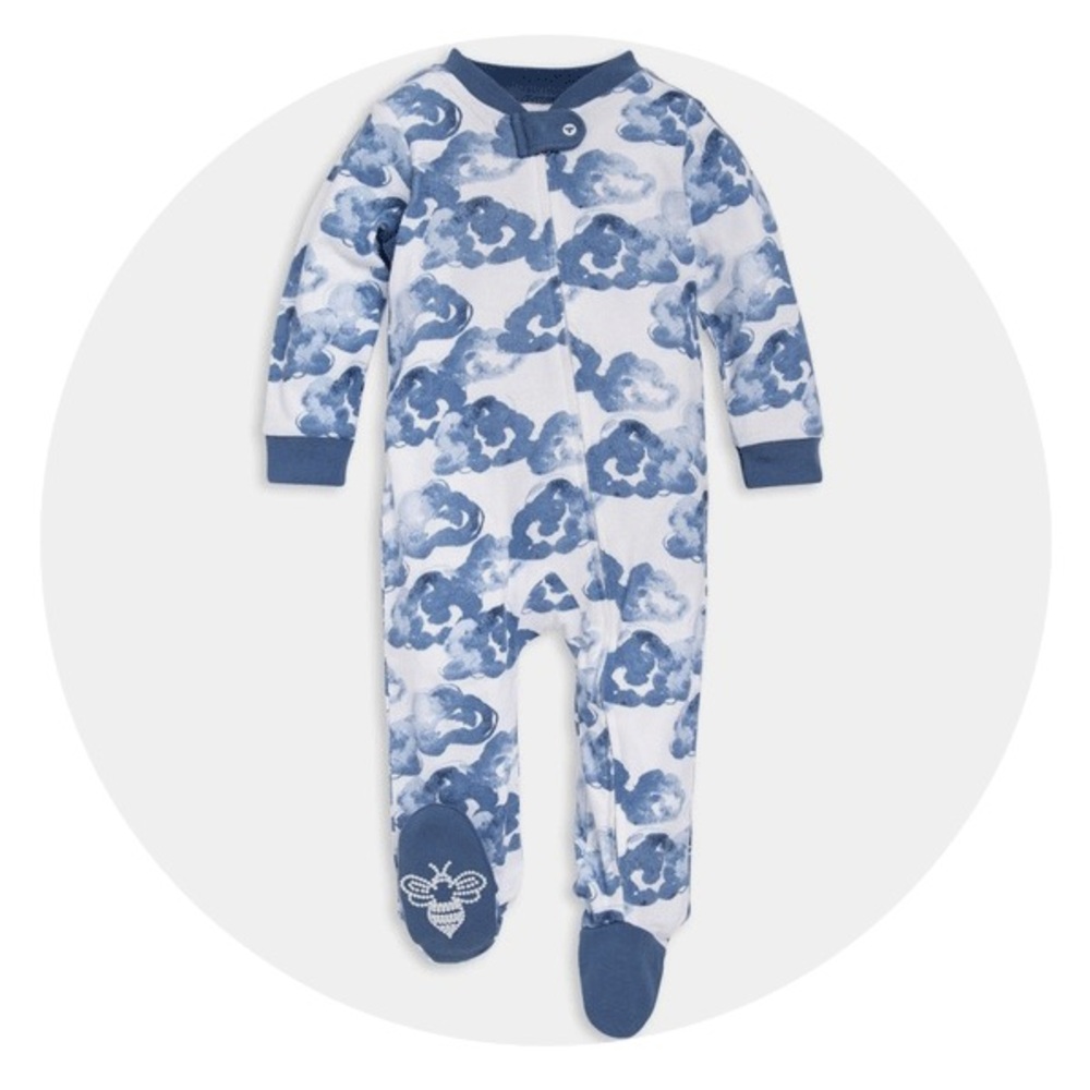 Burt’s Bees Baby Moonlight Midnights Organic Cotton Footed Sleep & Play